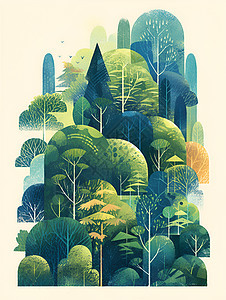 和谐自然森林童话图片