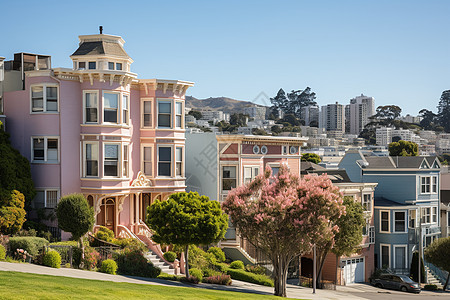 旧金山典型街景图片