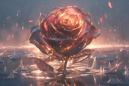 冰火玫瑰图片