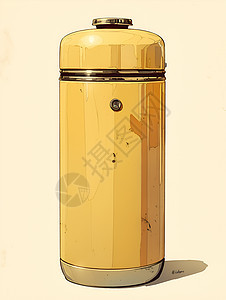 黄色热水壶图片