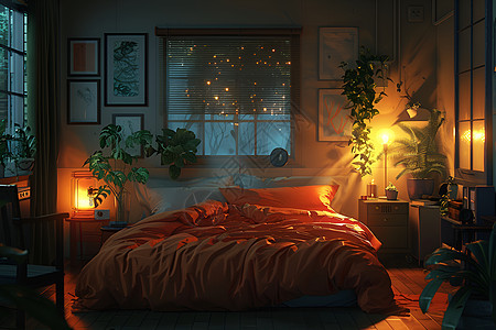 温馨的卧室图片