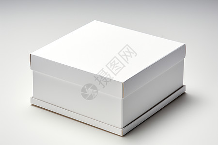 立体白盒子包装白礼盒高清图片
