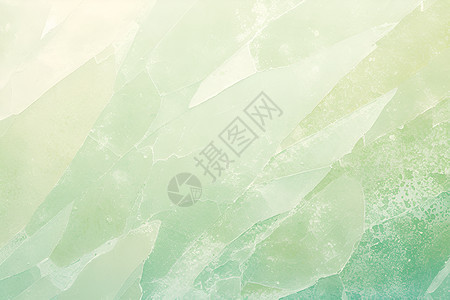 浅绿色冰晶背景图片