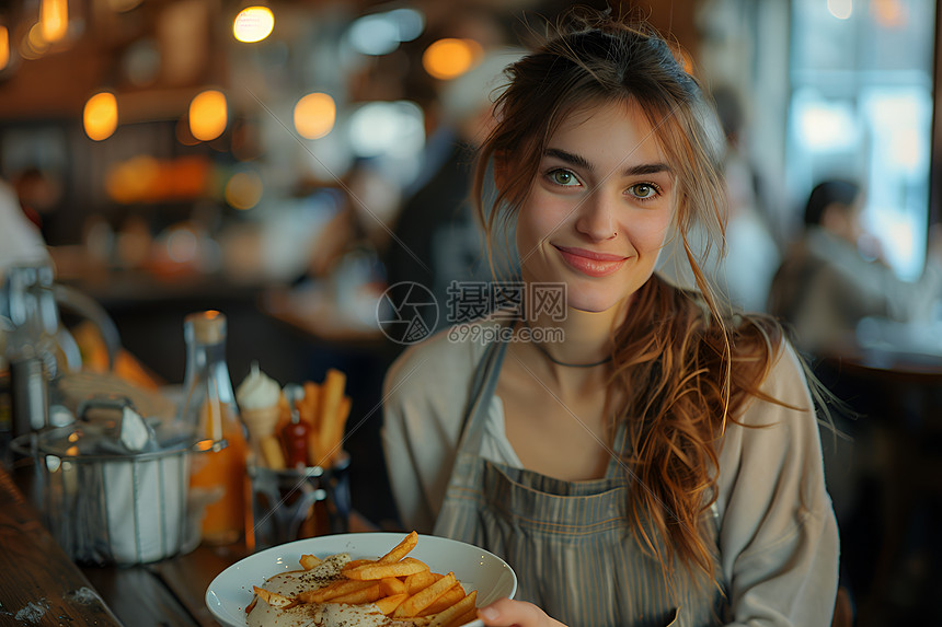 怀旧餐厅的美食图片