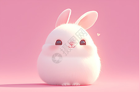 可爱的小兔子插图图片
