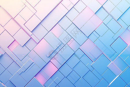 抽象几何背景淡蓝色高清图片