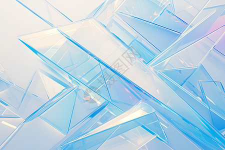 几何玻璃设计背景图片