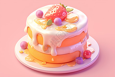 甜美诱人的蛋糕图片
