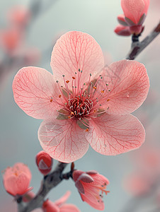 美丽的梅花花枝图片