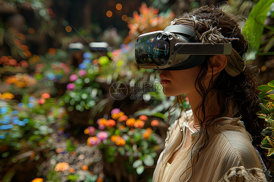 虚拟现实中的花园奇遇图片