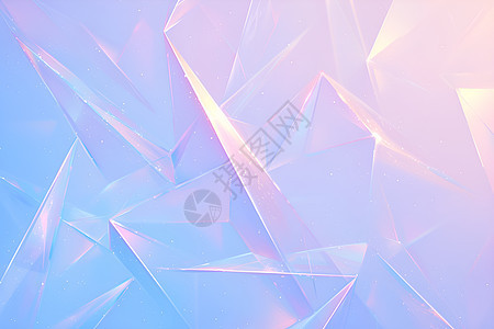 水晶色彩中的几何玻璃纹理图片