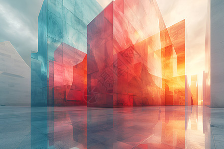 超现实的建筑光影艺术图片