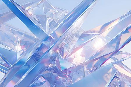 玻璃水晶的天际之美图片
