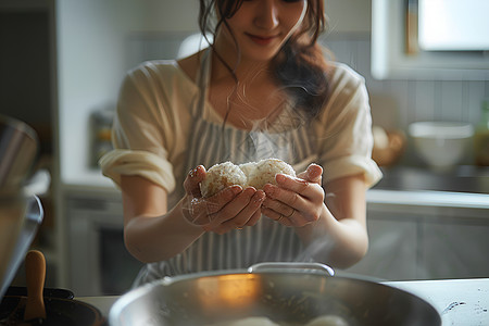 家厨情深做饭女人高清图片