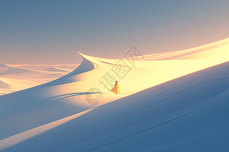 冰原探险者背景图片