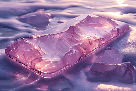 梦幻紫色水晶图片