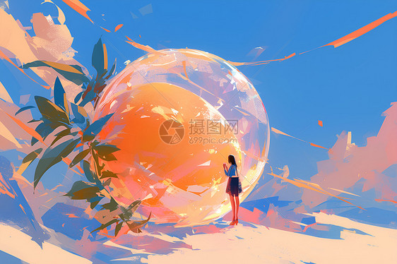 创意色彩插画图片