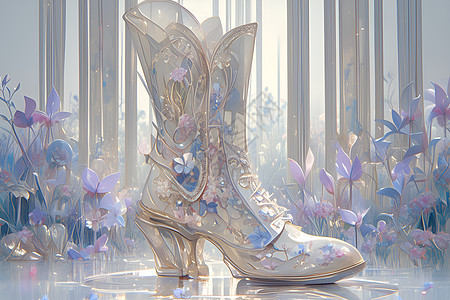 水晶靴子图片