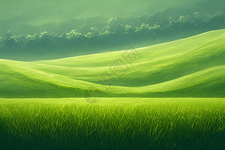一片绿草地的自然美背景图片