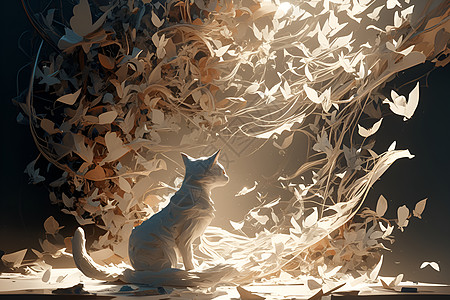 猫与光影图片