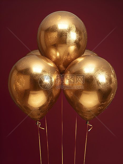 膨胀的气球图片