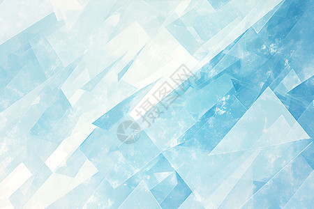 冰雪玻璃的抽象几何质感图片