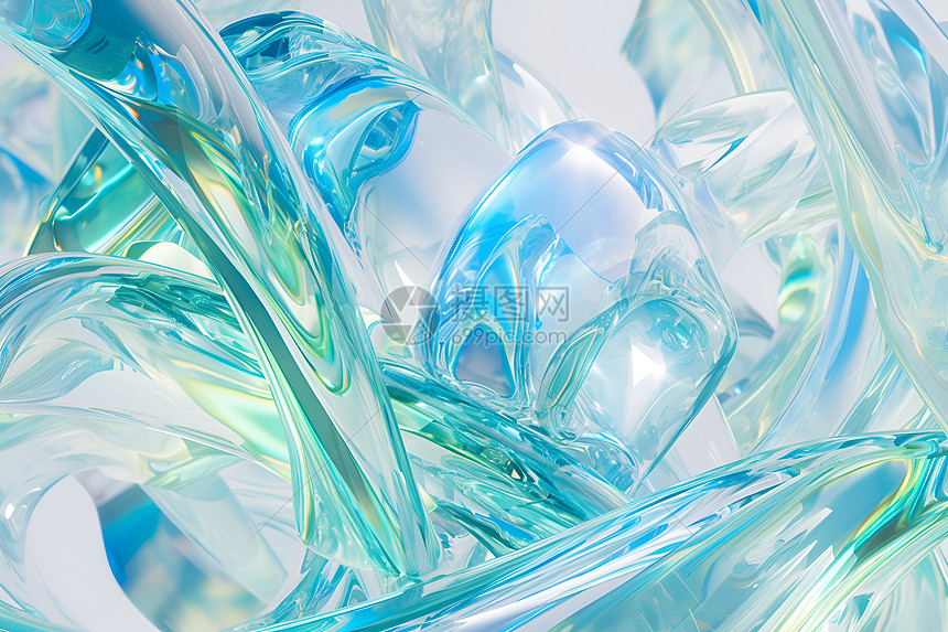 幻化的玻璃艺术图片