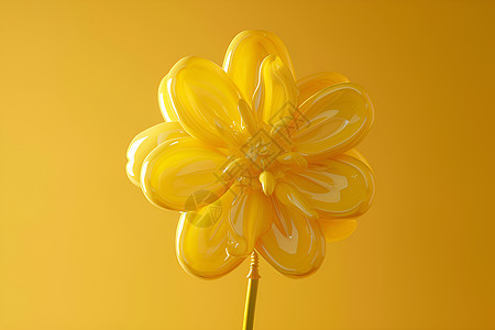 黄色梧桐花气球图片