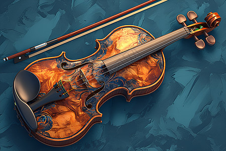 精致的小提琴图片