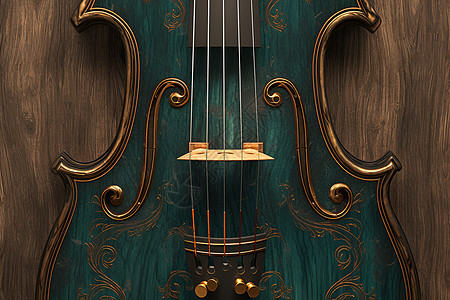 细致质感的小提琴图片