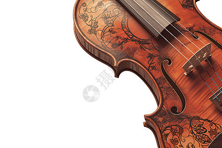 小提琴的细节图片