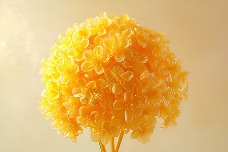 黄花气球花图片