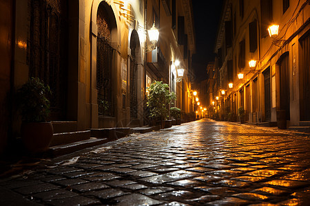 暗夜小巷图片