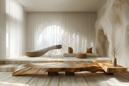 木质桌台图片