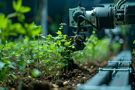 农业种植机器人图片
