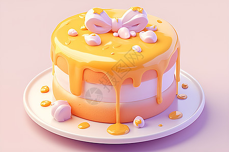 甜蜜的蛋糕图片