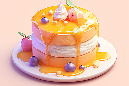 甜蜜蛋糕图片