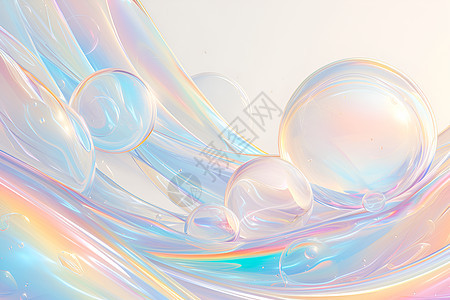 虚拟泡泡背景图片