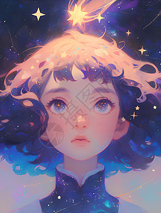 星空少女的幻想图片