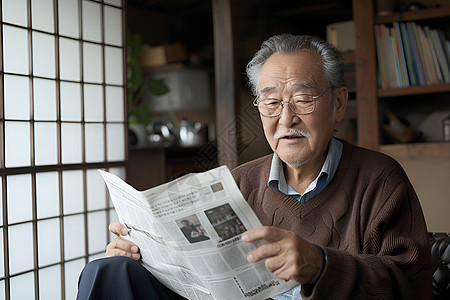 一位男士坐在椅子图片