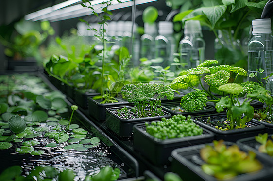 实验室内的植物图片