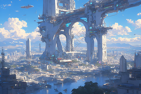 未来之城景观图片