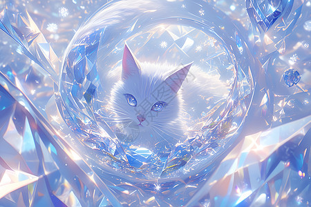 钻石猫仙境图片