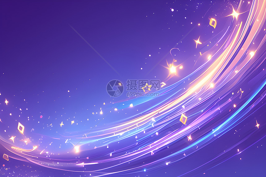 星空时空的紫色幻影图片