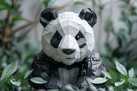 熊猫手工艺品图片