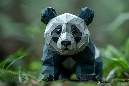 可爱的纸熊猫图片