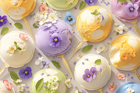 彩色冰淇淋彩色冰淇淋高清图片