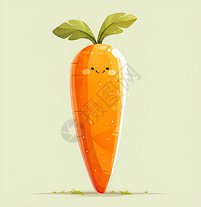 可爱的卡通胡萝卜图片