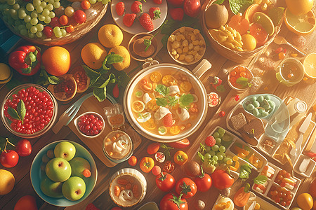 可口的食物水果图片