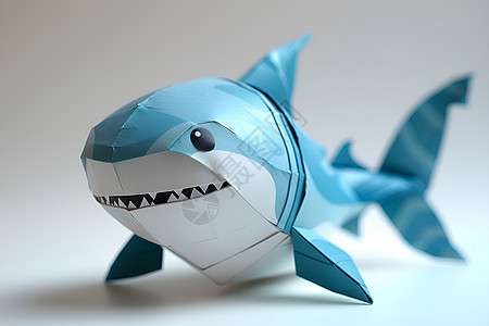 鲨鱼折纸图片